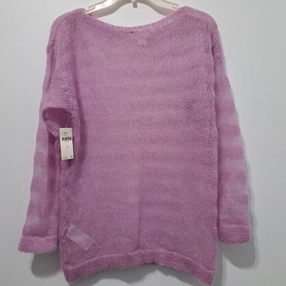 Anthropologie Maeve Wool Blend Sheer Lightweight Pullover Oversized Sweater XS - Picture 16 of 16